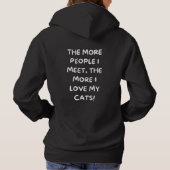 Funny Cat Hoodie (Rückseite)