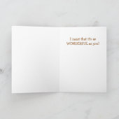 Funny Cat Husband Birthday Karte (Innenseite)