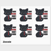 Funny Cat I Have No Idea What I Am Doing Sticker (Blatt)