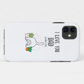 Funny Cat I Liebe Sie Vater A Hole Lot Case-Mate iPhone Hülle (Rückseite (Horizontal))