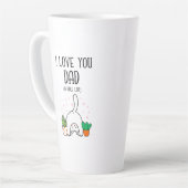 Funny Cat I Liebe Sie Vater A Hole Lot Milchtasse (Linke Ecke)