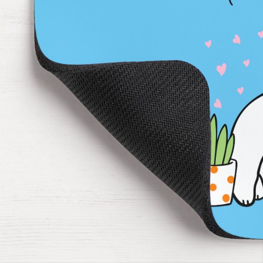 Funny Cat I Liebe Sie Vater A Hole Lot Mousepad (Ecke)