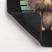 Funny Cat Ich urteile Sie leise Mousepad (Ecke)