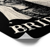 Funny Cat in meiner Feral Bride Era Verlobung Brid Poster (Ecke)