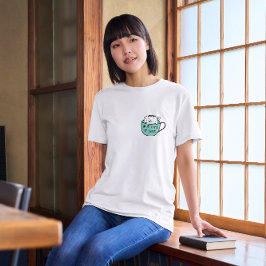 Funny Cat in Mug T-Shirt