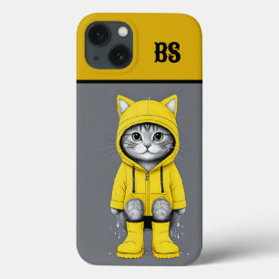 Funny Cat in Rain Boots - Cat Spaß Case-Mate iPhone Hülle