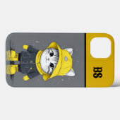 Funny Cat in Rain Boots - Cat Spaß Case-Mate iPhone Hülle (Rückseite (Horizontal))