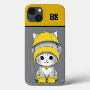 Funny Cat in Rain Boots - Cat Spaß Case-Mate iPhone Hülle