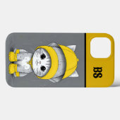Funny Cat in Rain Boots - Cat Spaß Case-Mate iPhone Hülle (Rückseite (Horizontal))