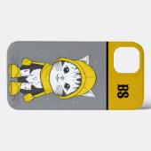 Funny Cat in Rain Boots - Cat Spaß Case-Mate iPhone Hülle (Rückseite (Horizontal))