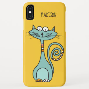 Funny Cat individuelle Name & Color Handy Fälle Case-Mate iPhone Hülle