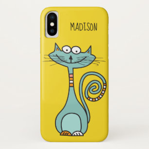 Funny Cat individuelle Name & Color Handy Fälle Case-Mate iPhone Hülle