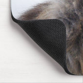 Funny Cat ist nicht fett! Thick Furred Mousepad (Ecke)