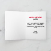 Funny Cat Joke Snarky Sister 50. Geburtstag Karte (Innenseite)