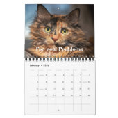 Funny Cat Jokes Kitten Cat Lover Photo Collage Kalender (Feb 2026)