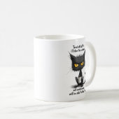 Funny Cat-Kaffee Kaffeetasse (VorderseiteRechts)
