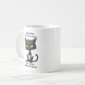 Funny Cat-Kaffee Kaffeetasse (Vorderseite Links)