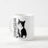 Funny Cat Kaffee Tasse für Erwachsene Funny Cat Zi (Vorderseite Links)