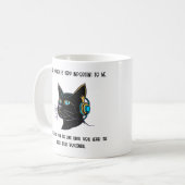 Funny Cat Kaffee Tasse Sarcastic Office Geschenk I (Vorderseite Links)