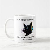Funny Cat Kaffee Tasse Sarcastic Office Geschenk I (Links)