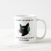 Funny Cat Kaffee Tasse Sarcastic Office Geschenk I