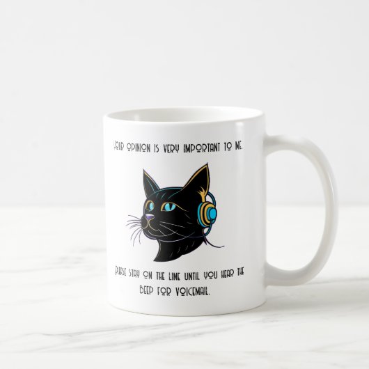 Funny Cat Kaffee Tasse Sarcastic Office Geschenk I (Rechts)