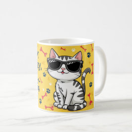 Funny Cat Kaffee Tee Keramik Tasse Cartoon Katze