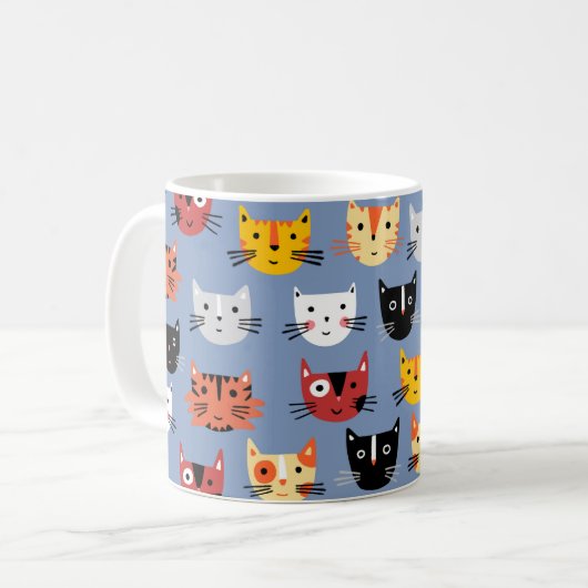Funny Cat Kaffeetasse (Vorderseite Links)