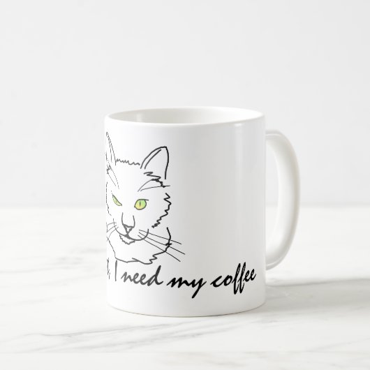 Funny Cat Kaffeetasse (VorderseiteRechts)