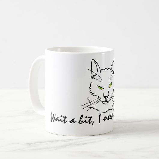Funny Cat Kaffeetasse (Vorderseite Links)