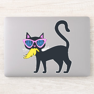 Funny Cat Kamala Eat Trump Wahlaufkleber Harris Aufkleber