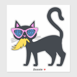 Funny Cat Kamala Eat Trump Wahlaufkleber Harris Aufkleber