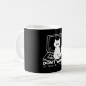Funny Cat Keine Sorge, ich bin von den technischen Kaffeetasse (Vorderseite Links)