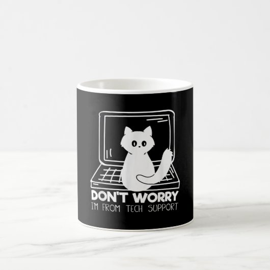 Funny Cat Keine Sorge, ich bin von den technischen Kaffeetasse (Mittel)