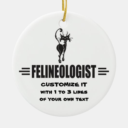Funny Cat Keramikornament (Vorne)