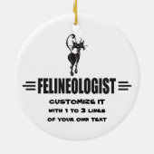 Funny Cat Keramikornament (Hinten)
