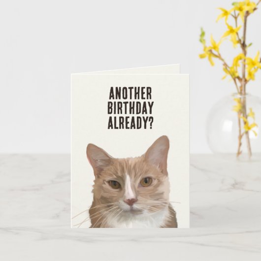 Funny Cat Kitten Me Pub Karte (Gelbe Blume)