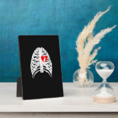 Funny Cat Kitten Skeleton Halloween Kostümgeschenk Fotoplatte (Seite)