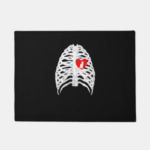 Funny Cat Kitten Skeleton Halloween Kostümgeschenk Fußmatte