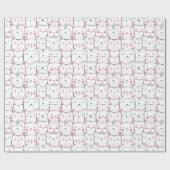 Funny Cat Kittens Cats Kitten Geschenk Geschenkpapier (Flach)