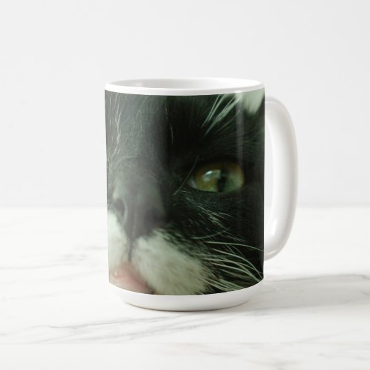 Funny Cat Kitty Pet Photo Kaffeetasse (VorderseiteRechts)