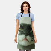 Funny Cat Kitty Pet Photo Schürze (Getragen)