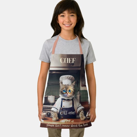 Funny Cat Koch Caterer Niedlich Schürze (Insitu)