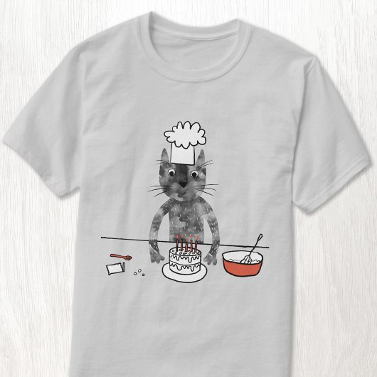Funny Cat Koch Cooking T-Shirt