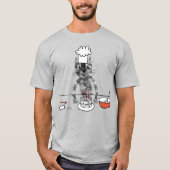 Funny Cat Koch Cooking T-Shirt (Vorderseite)