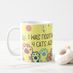 Funny Cat Lady Design Coffee Tasse Cup