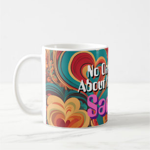 Funny Cat Lady personalize Funky Kaffeetasse