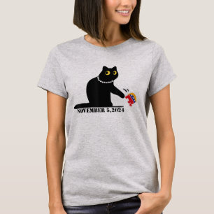 Funny Cat Ladys for Kamala Harris 2024 Men Women T-Shirt