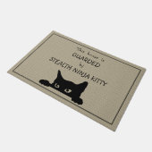 Funny Cat Large Doormat Fußmatte (Schrägansicht)