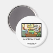 Funny Cat & Lawyer Funny Novelty Magnet (Vorderseite/Rückseite)